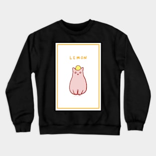 Lemon Kitty by Sunnie Meowtlu Crewneck Sweatshirt